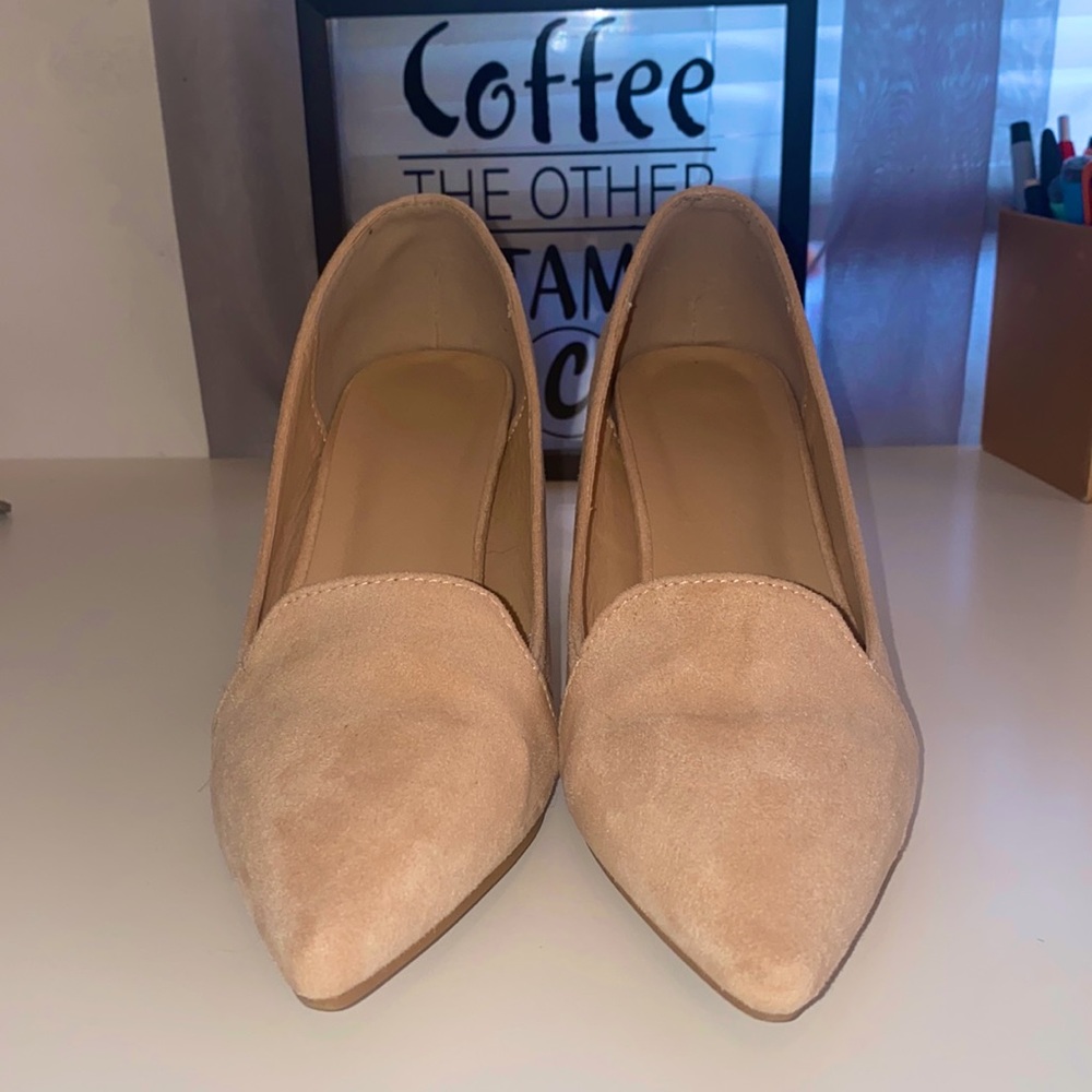 Nude high heels